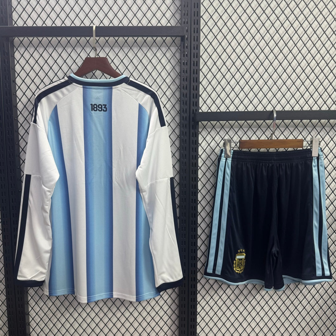 Ensemble 25/26 Argentine Domicile Adult Manches Longues