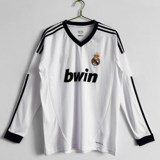 2012-2013 Maillot Retro Real Madrid Domicile   Manches Longues